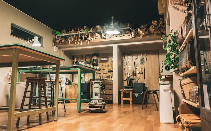 Rangement atelier  Woodworking shop, Woodworking shop layout